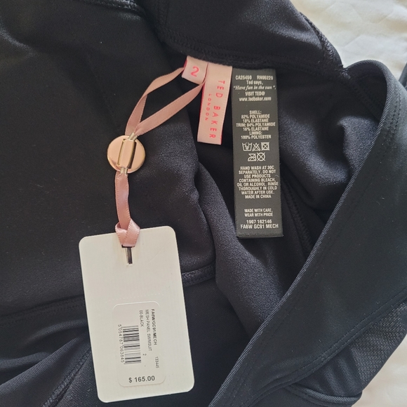 🍒NWT🍒 TED BAKER SLIMMING ONE PIECE SWIMSUIT - Picture 9 of 10